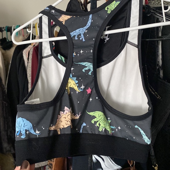 Dinosaurs cute sports bra - Electro threads - Picture 2 of 5